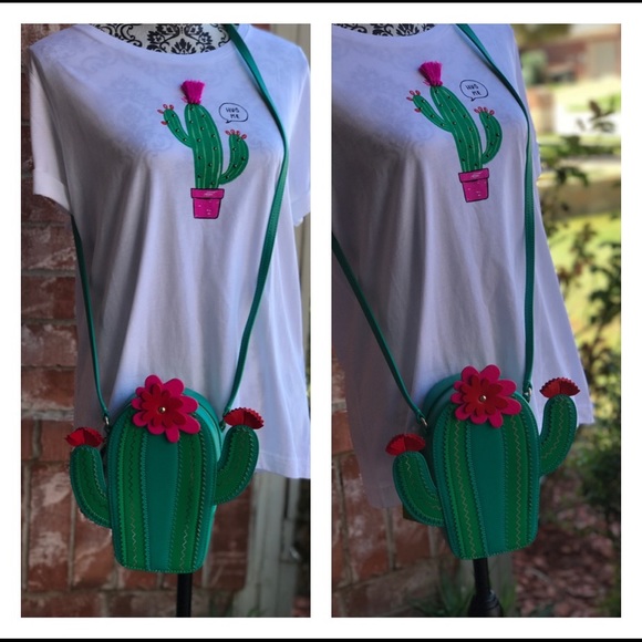 kate spade Handbags - Kate Spade leather cactus crossbody lizard green